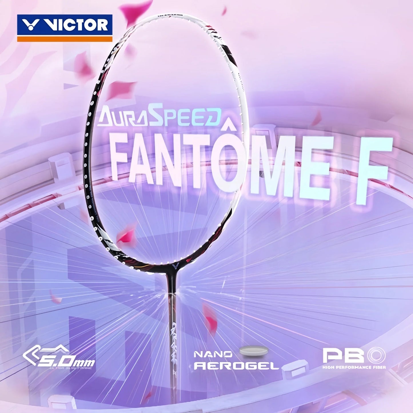 VICTOR Auraspeed Fantôme F Badminton Racquet - 4U5