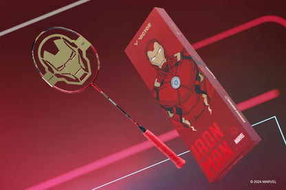 VICTOR X Iron Man Limited Racquet Set - 4u5