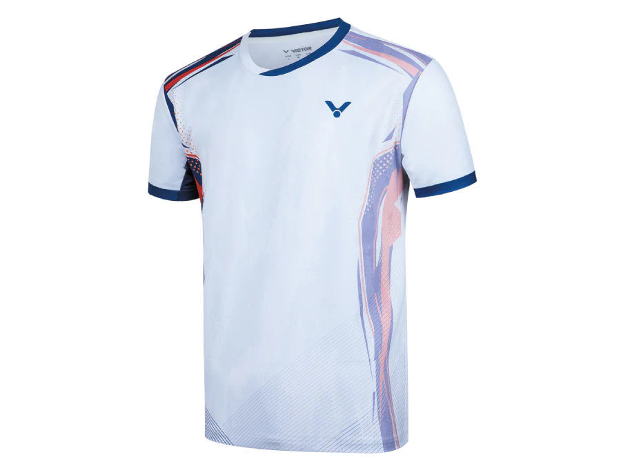Victor Game T-Shirt- T-50023A White